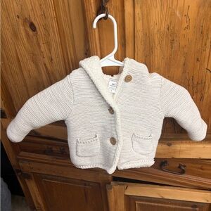 Carter's Soft White Baby Jacket